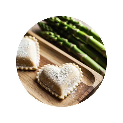 Cuoricini agli asparagi (Primavera)