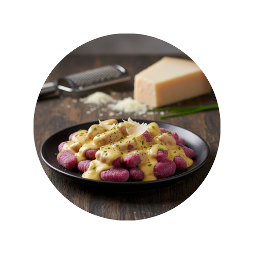 Gnocchi al radicchio - 500 gr